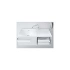 Cosmic 7230513 Washbasin with 1 Drawer and Trap Mix in Matte White