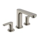 Hansgrohe 72530821 Rebris S 16.03" X 12.21" X 2.92" Widespread Bathroom Faucet 110 with Pop-Up Drain in Brushed Nickel
