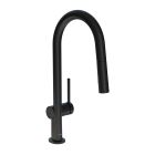 Hansgrohe 72846671 Talis N 1.75 GPM Deck Mounted HighArc Kitchen Faucet with 2-Spray Pull Down in Matte Black