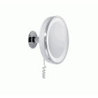 Hansgrohe 7354093 Electric Wall mounted Make-up Mirror in Polished Brass