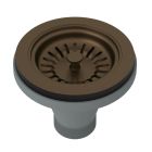 Rohl 735EB Georgian Era Manual Basket Strainer Without Remote Pop-Up in English Bronze