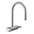 Hansgrohe 73837001 Aquno Select 1.75 GPM HighArc Kitchen Faucet, 3-Spray Pull-Down in Polished Chrome