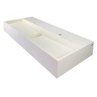 Cosmic 7390504 47"L x 20"W x 6"H Washbasin in White