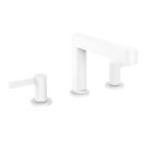 Hansgrohe 76033701 Finoris Widespread Faucet 110 with Pop-Up Drain 1.2 GPM in Matte White