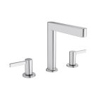 Hansgrohe 76034001 Finoris 1.2 GPM Deck Mounted Widespread Bathroom Faucet 160 in Polished Chrome