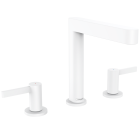 Hansgrohe 76034701 Finoris 1.2 GPM Deck Mounted Widespread Bathroom Faucet 160 in Matte White