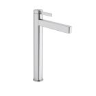 Hansgrohe 76070001 Finoris 1.2 GPM Deck Mounted Vessel Single Hole Bathroom Faucet 260 with Pop-Up Drain in Polished Chrome
