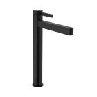 Hansgrohe 76070671 Finoris 1.2 GPM Deck Mounted Vessel Single Hole Bathroom Faucet 260 with Pop-Up Drain in Matte Black