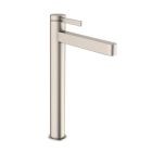 Hansgrohe 76070821 Finoris 1.2 GPM Deck Mounted Vessel Single Hole Bathroom Faucet 260 with Pop-Up Drain in Brushed Nickel