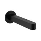 Hansgorhe 76410671 Finoris 7.5" Length Wall Mounted Tub Spout without Diverter in Matte Black