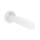 Hansgorhe 76410701 Finoris 7.5" Length Wall Mounted Tub Spout without Diverter in Matte White
