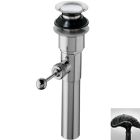Kohler 7702-KB Pop-up lavatory drain (non-ADA application) in black iron