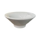 Scarabeo 8000-W1 Calla 16" Diameter Ceramic Lavatory Sink in White