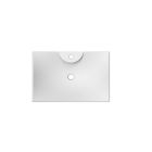 Scarabeo 8039RW1 Supported Or Wall Mounted Ceramic Washbasin Sink Without Overflow In White