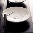 Scarabeo 8044W Cup Countertop Washbasin In White