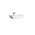 Laufen 8103340001041 Kartell 23.62" X 18.11" Bathroom Sink with Storage Area on the Right in White
