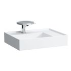 Laufen 810334000111-C 23" W X 18" L One Hole Bathroom Sink with Shelf on Right in White