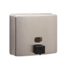 Bobrick 818615 ConturaSeries® Surface Mounted Heavy Duty Manual Liquid Soap Dispenser in Satin