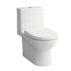 Laufen 8235600002511 Arion 29" L X 14-3/8" W X 27-3/4" H Dual Flush Floor Mount Elongated One Piece Toilet Water Closet in White
