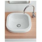 Scarabeo 8306W Next 40 Countertop Washbasin In White