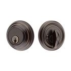 Emtek 8455-10B 2.5" Keyed Entry Single Cylinder Low Profile Deadbolt in Oil Rubbed Bronze