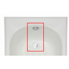 Porcher 85020-00.099 Rotary Shower Drain in Polished Brass