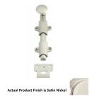 Emtek 851215 12" Solid Brass Surface Bolts with Set of 3 Strike Plate in Satin Nickel