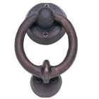 Emtek 86059-DB 3" Height Bronze Door Knocker and Ring Pull In Deep Burgundy