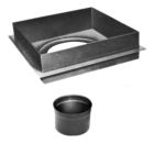 AmeriVent 8HS-CSA HS-CSA Series 8" 3-Wall Ceiling Support Assembly