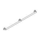 Hewi 900.36.067XA 48" Length Grab Bar with Additional Support in Satin