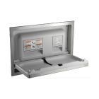 American Specialties 10-9013 Recessed Horizontal Baby Changing Station in Satin Stainless Steel
