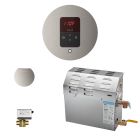Mr. Steam 400C1ATSQPN MS 9 kW Steam Shower Generator Package of 240 Volt & 1-Phase with iTempo Control in Square Polished Nickel