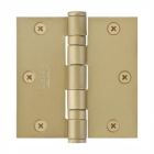 Emtek 940134, 3-1/2" Steel Ball Bearing Heavy Duty Door Hinges (Pair) in Satin Brass
