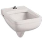 American Standard 9512999.020 Clinic Service Wall Mounted Utility Sink with Single Faucet Hole in White
