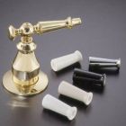Kohler 9637-BN Antique Small lever handle inserts with metallic finishes in Brushed Nickel