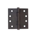 Emtek 9641410B, 4" L X 4" H Heavy Duty Solid Brass Ball Bearing Hinge with Square Corners in Oil Rubbed Bronze