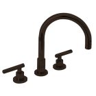 Newport Brass 9901L/10B 9901L East Linear Double Handle Widespread Kitchen Faucet with Met, Oil Rubbed Bronze