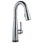 Delta 9913T-AR-DST Essa Single Handle Pull-Down Bar / Prep Faucet With Touch2O Technology In Arctic Stainless