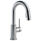 Delta 9959-AR-DST Trinsic Single Handle Pull-Down Bar / Prep Faucet In Arctic Stainless