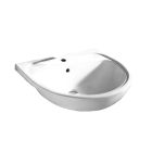 American Standard 9960001.020 Mezzo Semi-Countertop Recessed Fireclay Bathroom Sink in White