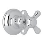 Rohl A2912XMAPCTO Verona Trim for Volume Control and 4-Port Dedicated Diverter with Cross Handle in Polished Chrome (Rough Sold Separately)