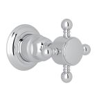 Rohl A4912XMAPCTO Trim for Volume Control and 4-Port Dedicated Diverter with Cross Handle in Polished Chrome (Rough Sold Separately)