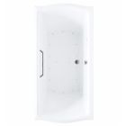 Toto ABR781S#01N Acrylic Clayton 6032 Airbath with Right Blower, Cotton White