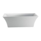 Barclay ATCRECN67F-WH Taylor Acrylic Rectangle Tub 67 Inches No OF or Faucet Holes in White