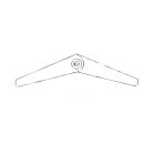 Bugler B6003 1/4" Toggle Wing Only (Ea)