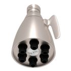 Rohl BI00042STN Spa Shower 2 1/2" Calliano Adjustable 6 Jet Showerhead in Satin Nickel