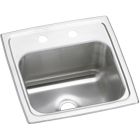 Elkay BPSR153 Celebrity Stainless Steel 15" x 15" x 6-1/8", Single Bowl Drop-in Bar Sink