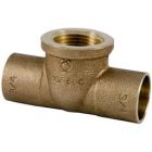 Nibco 712R-LF Cast Bronze Tee, 1" x 1" x 3/4"