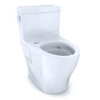 Toto CST624CEFGAT40#01 Legato One-Piece Elongated 1.28 GPF WASHLET+ and Auto Flush Ready Toilet with CEFIONTECT - Less Seat in Cotton White