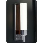 Robern DLFDGCR-21 - SCONCE, DEC GLASS,CHROME, WHITE